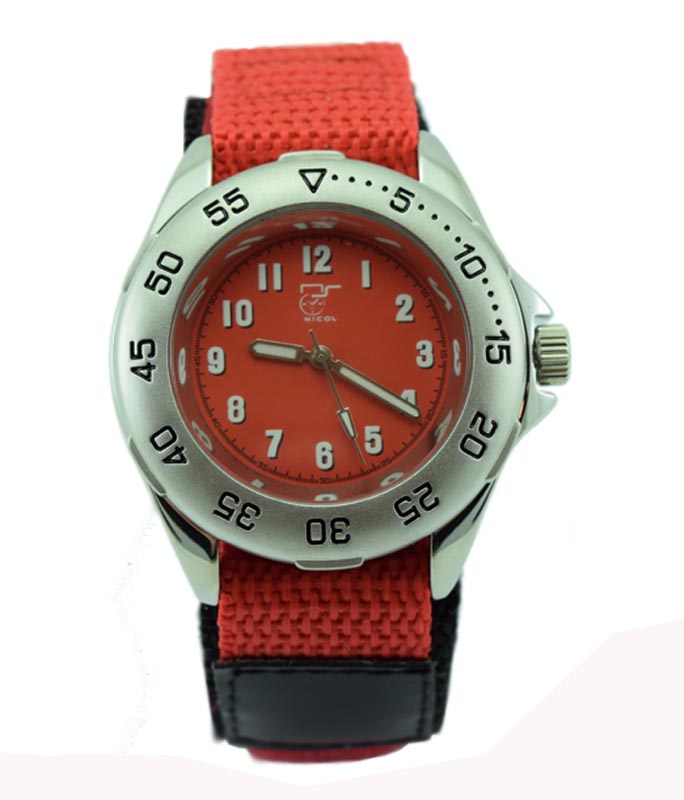 Ρολόι Χειρός NICOL 5050-1 Red Strap NICOL